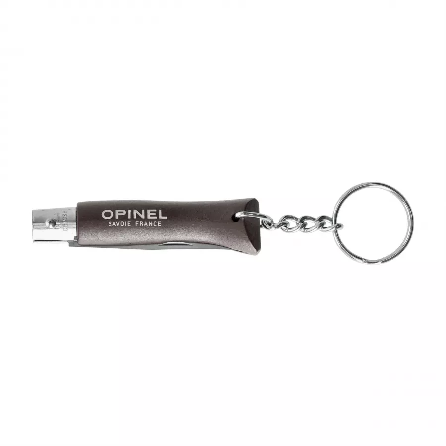 Nóż składany Opinel Colorama 04 brelok inox grab czarny 4/5