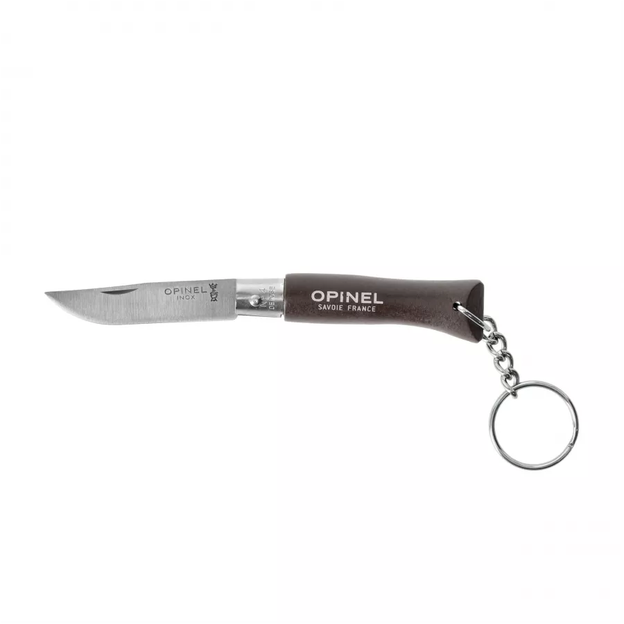 Nóż składany Opinel Colorama 04 brelok inox grab czarny 1/5