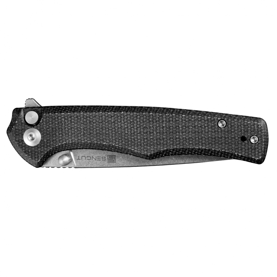 Nóż składany Sencut Crowley S21012-2 black micarta 3/6