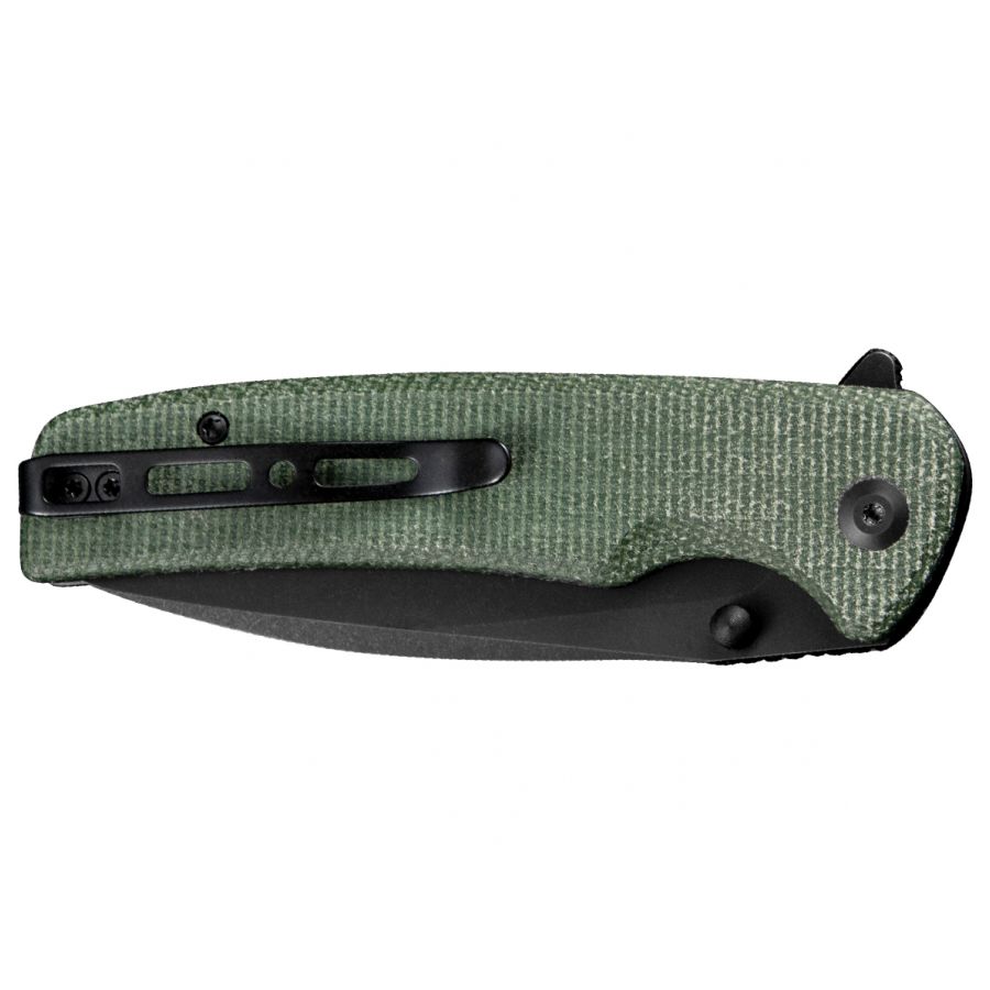 Nóż składany Sencut Sachse S21007-2 green micarta 2/5