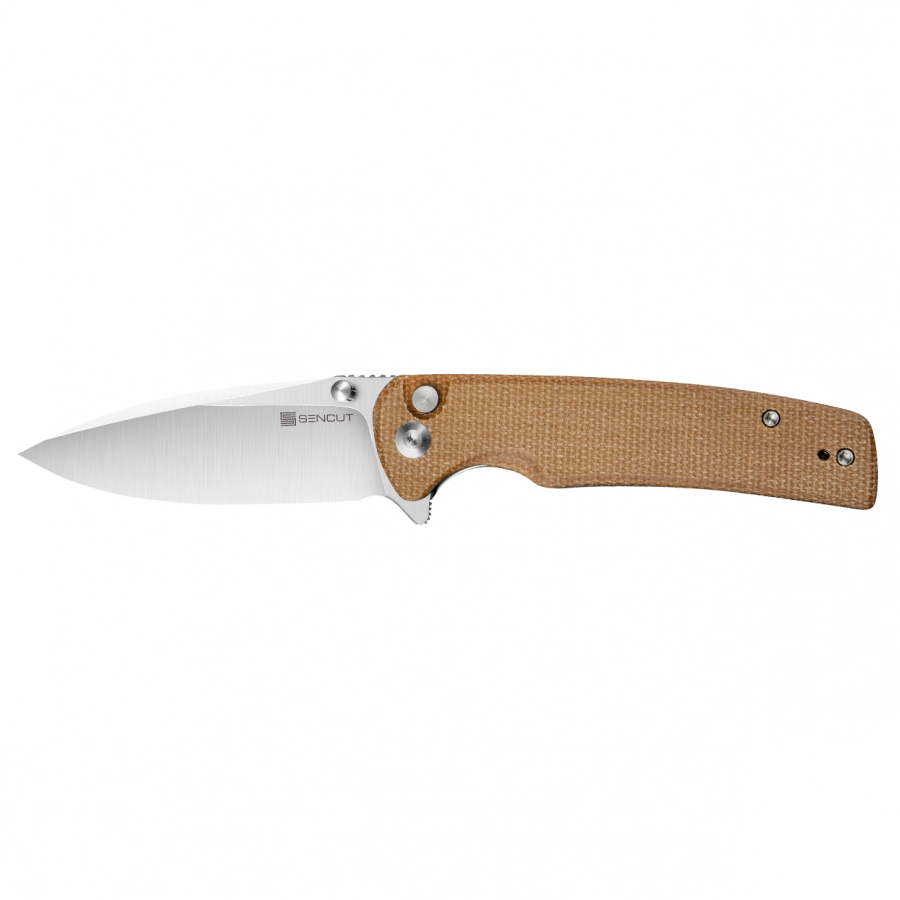 Nóż składany Sencut Sachse S21007-3 brown micarta 1/6