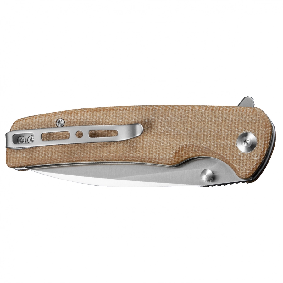 Nóż składany Sencut Sachse S21007-3 brown micarta 2/6