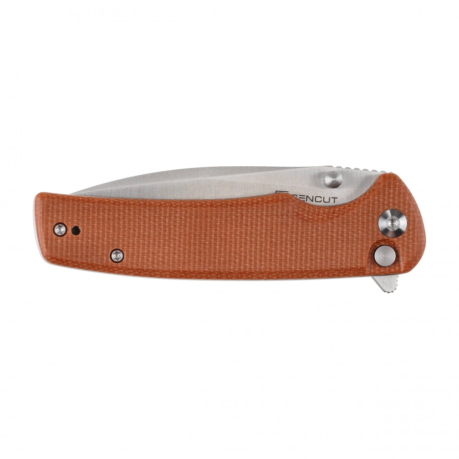 Nóż składany Sencut Sachse S21007-3 brown micarta 4/7