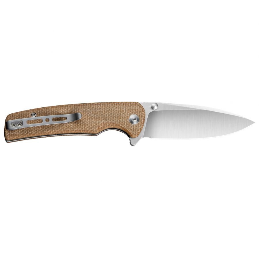 Nóż składany Sencut Sachse S21007-3 brown micarta 4/6