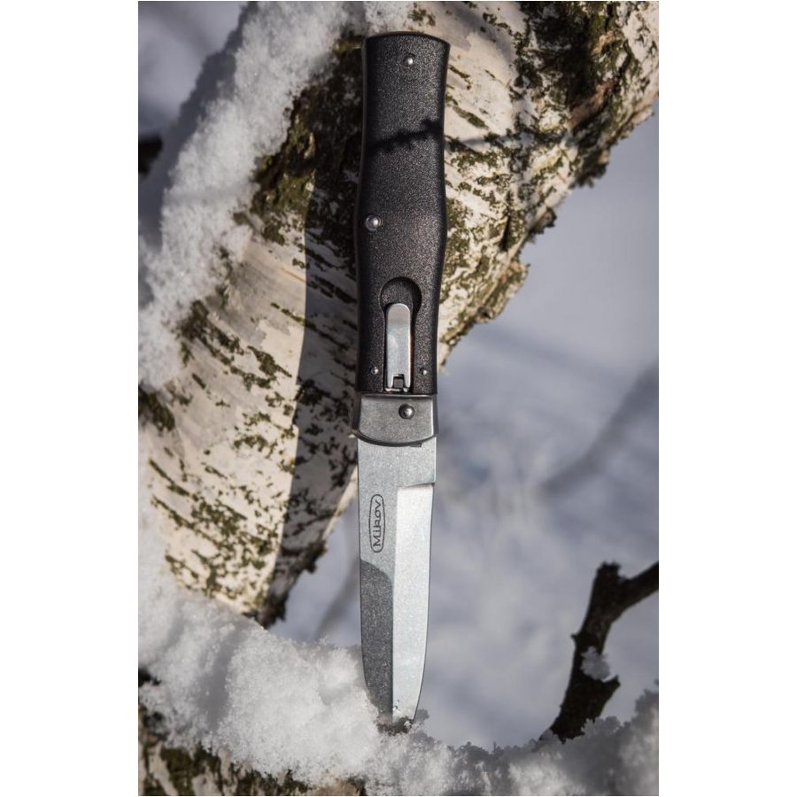 Nóż sprężynowy Mikov Predator 241-BH-1 Stonewash 4/4