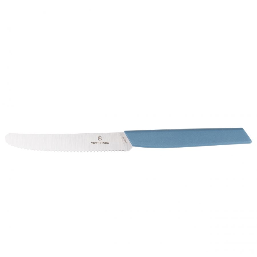 Nóż stołowy Victorinox Swiss Modern 6.9006.11W41 ząbkowany, chabrowy 1/1
