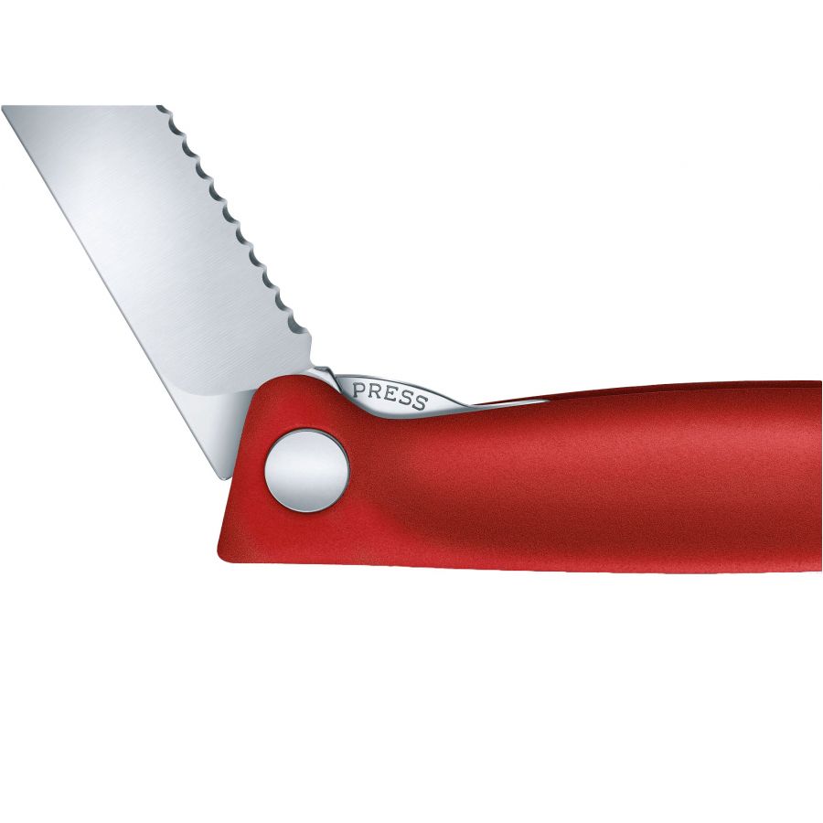 Nóż Victorinox Swiss Classic 6.7831.FB ząbkowany, czerwony, składany 4/5