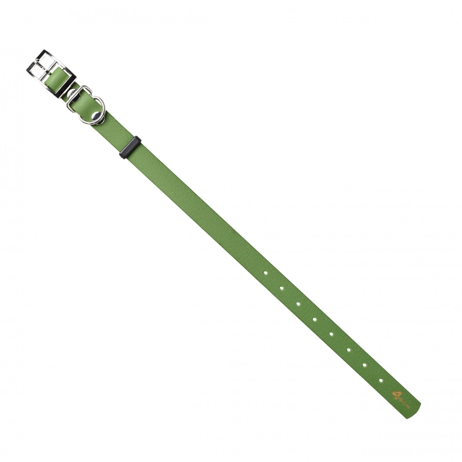 Obroża wodoodporna 4wild 20 mm 27-41 cm oliwkowa 1/2