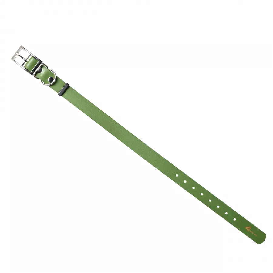 Obroża wodoodporna 4wild 25 mm 38-52 cm oliwkowa 1/2