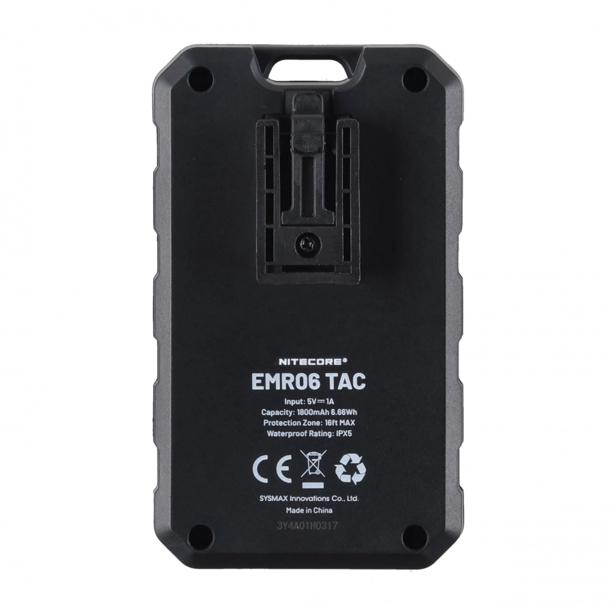 Odstraszacz komarów Nitecore EMR06TAC czarny 2/7