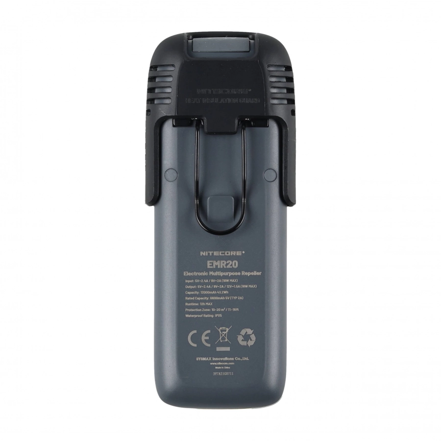 Odstraszacz komarów Nitecore EMR20 2w1 czarny 2/8