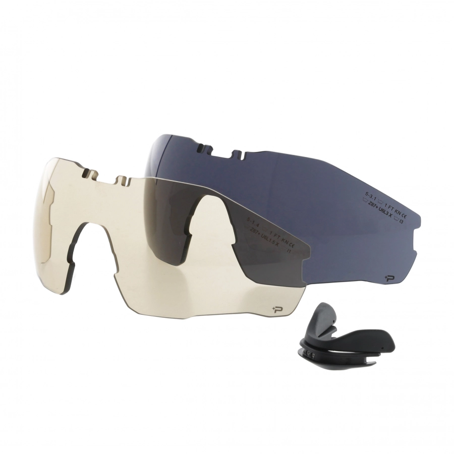Okulary balistyczne Bolle Safety MY6 Eyeshield w zestawie z trzema wizjerami 4/6