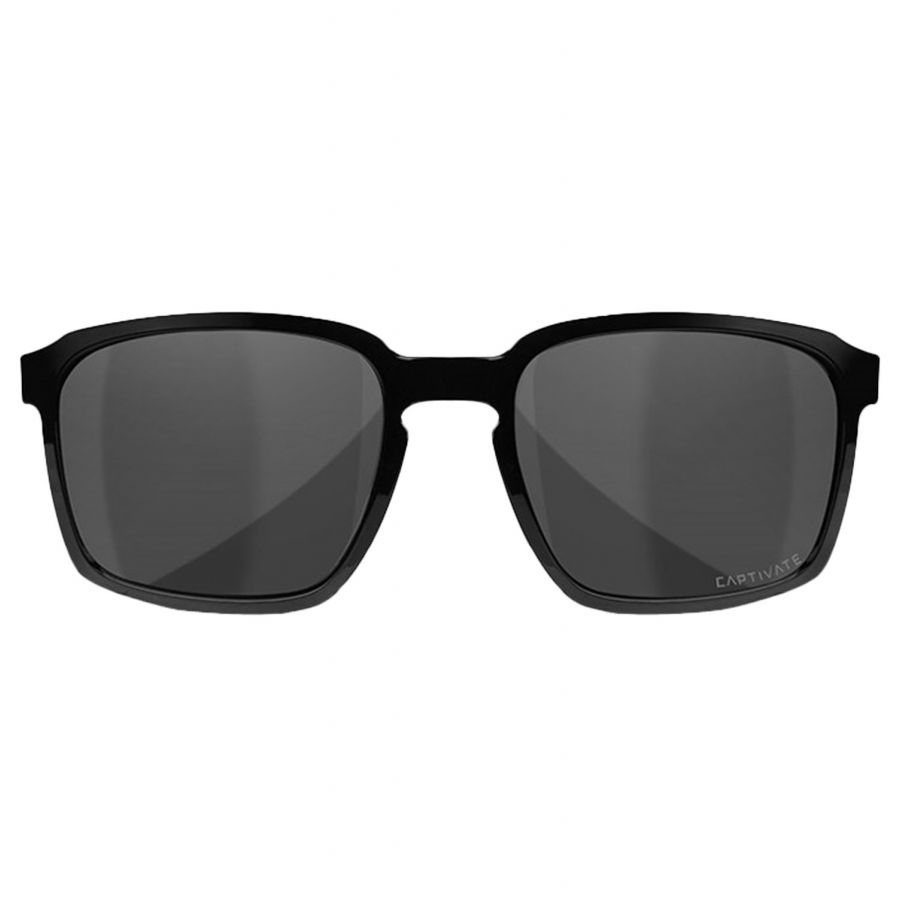 Okulary polaryzacyjne Wiley X Alfa AC6ALF08 Captivate smoke grey, czarne oprawki 1/7