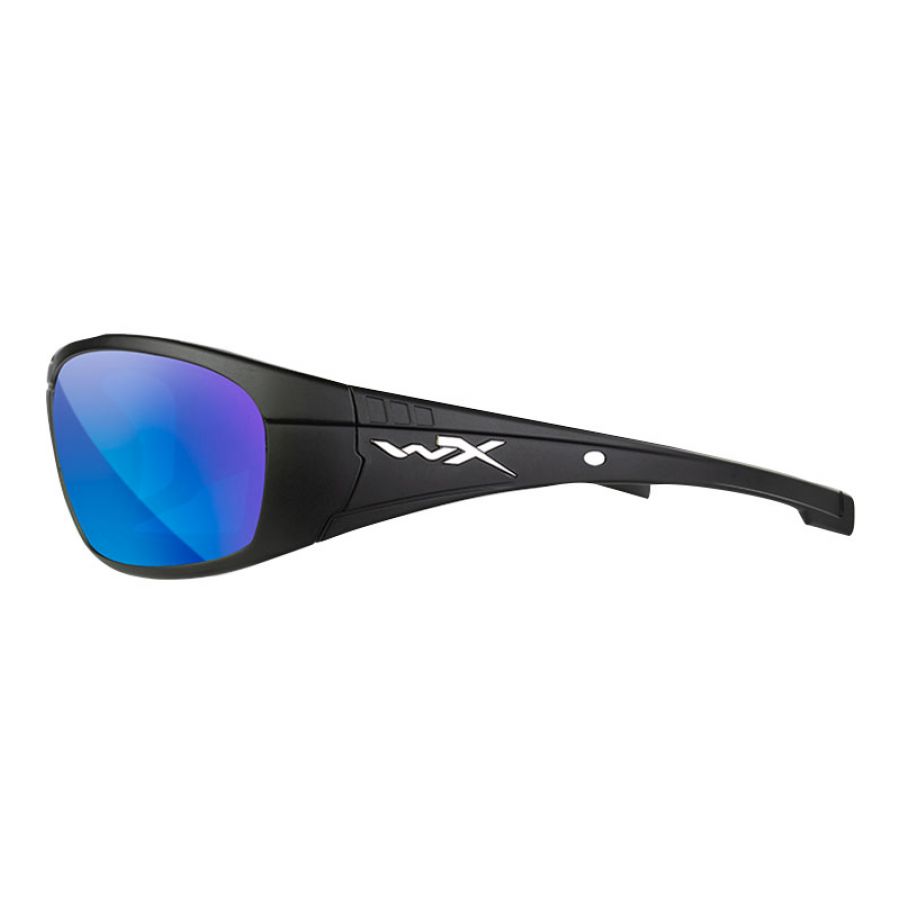 Okulary polaryzacyjne Wiley X Boss Captivate CCBOS09 blue mirror, czarne oprawki 4/9