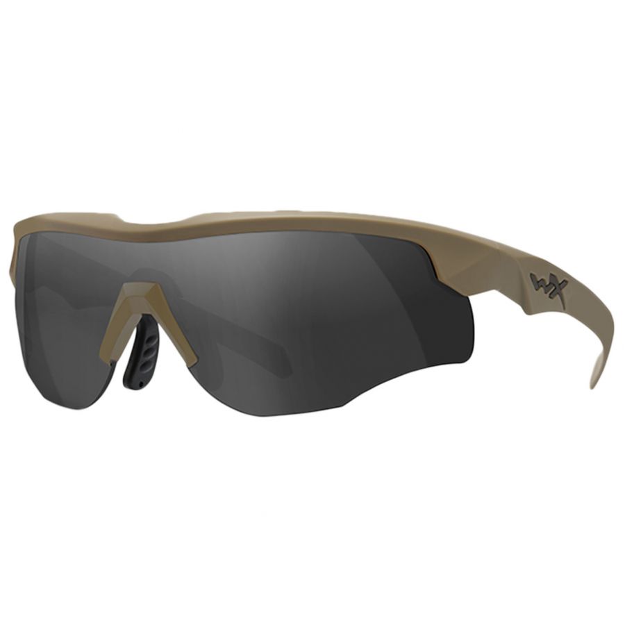 Okulary taktyczne Wiley X Rogue Comm grey / clear / light rust, jasnobrązowe oprawki 1/3