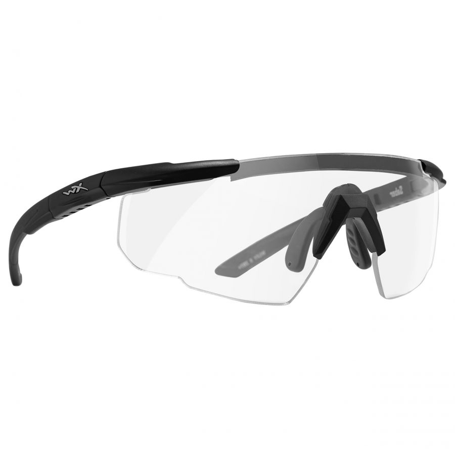 Okulary taktyczne Wiley X Saber Advanced 303 clear, czarne oprawki 4/11