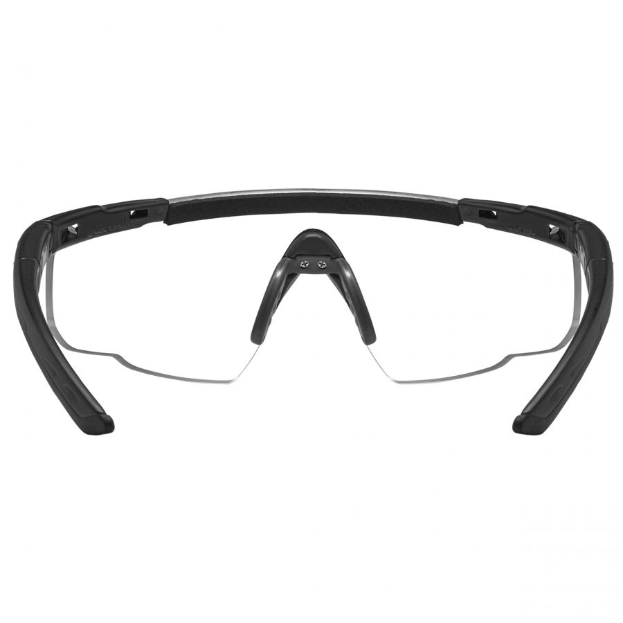 Okulary taktyczne Wiley X Saber Advanced 303 clear, czarne oprawki 2/11