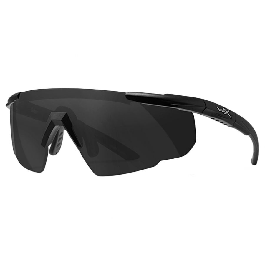 Okulary taktyczne Wiley X Saber Advanced 306 smoke / light rust, czarne oprawki 1/4
