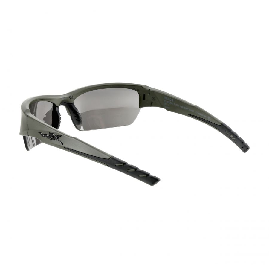 Okulary taktyczne Wiley X Valor 2.5 CHVAL06G grey / clear / light rust, zielone oprawki 2/5