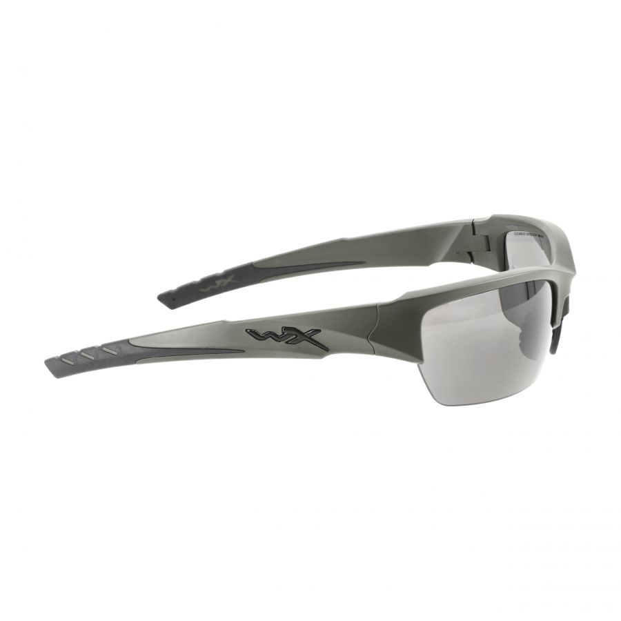Okulary taktyczne Wiley X Valor 2.5 CHVAL06G grey / clear / light rust, zielone oprawki 3/5