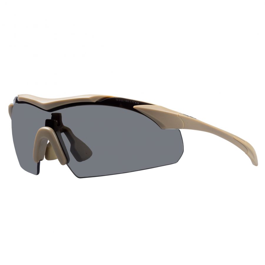 Okulary taktyczne Wiley X Vapor 2.5 3512 grey / clear / light rust, jasnobrązowe oprawki 2/4
