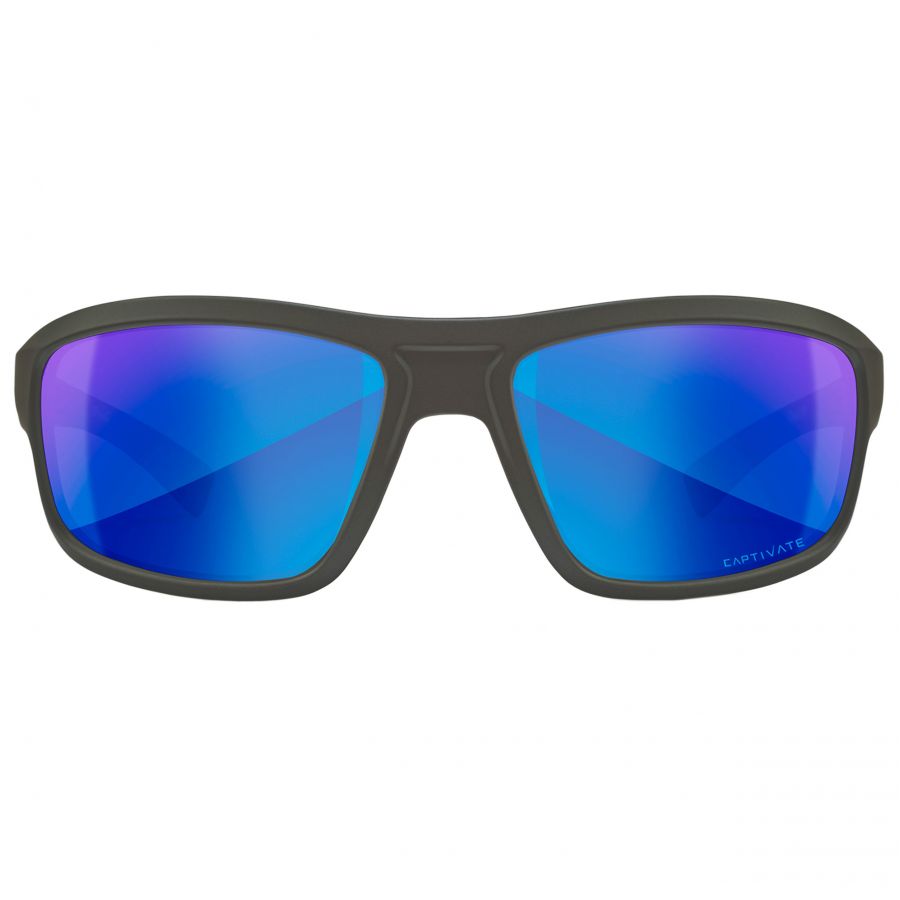 Okulary Wiley X Contend Captivate ACCNT09 blue mirror, grafitowe oprawki 1/5