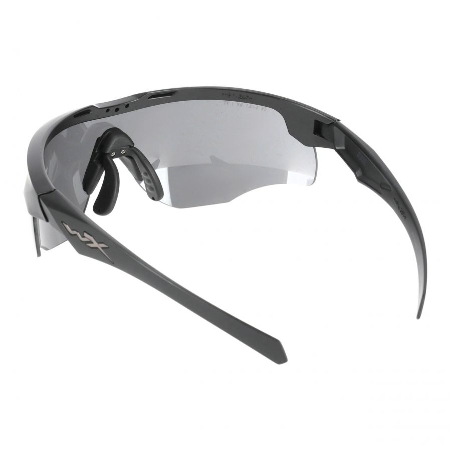Okulary Wiley X Rogue 2852 grey / clear / rust, czarne oprawki 2/4