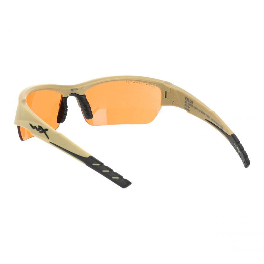 Okulary Wiley X Valor 2.5 CHVAL06T grey / clear / light rust, jasnobrązowe oprawki 2/4