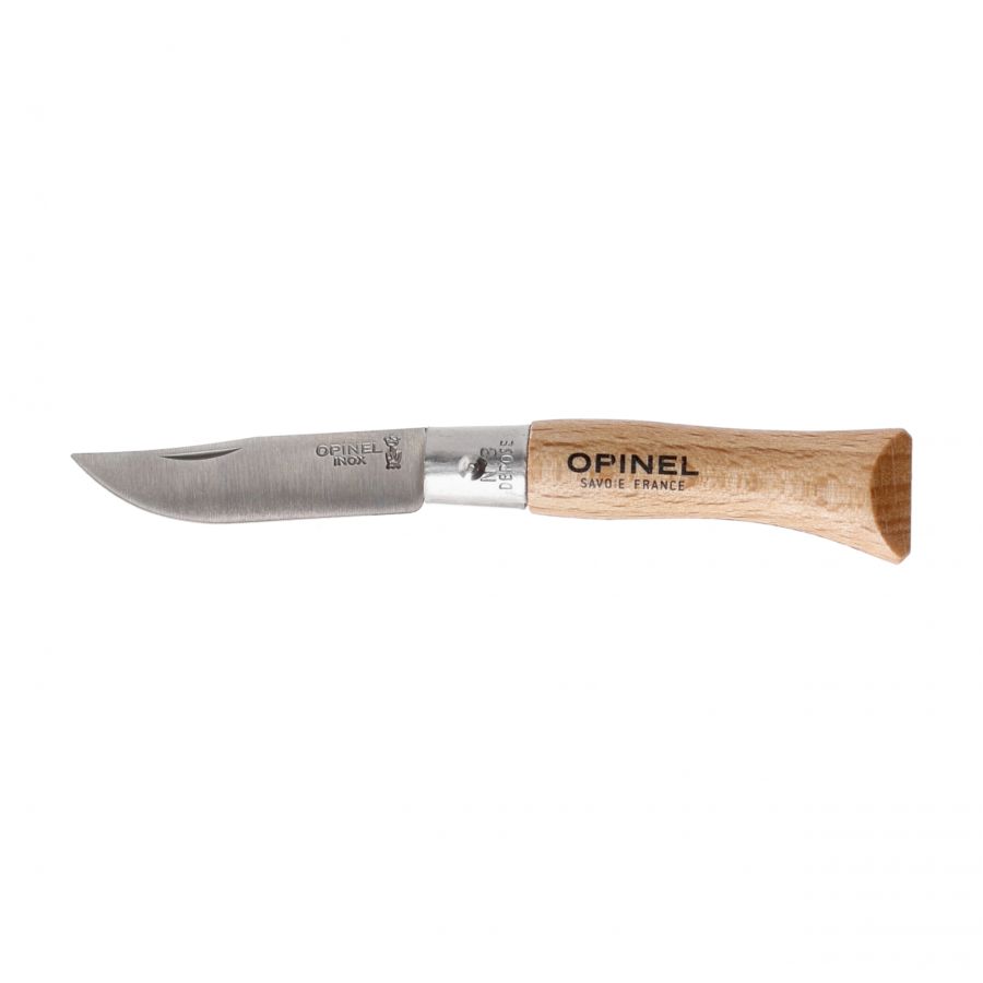 Opinel 03 inox beech knife 1/5