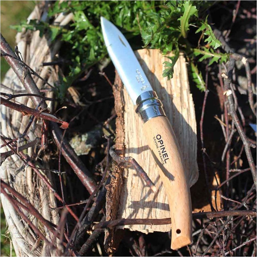 Opinel 8 gardening knife in blister pack 4/6