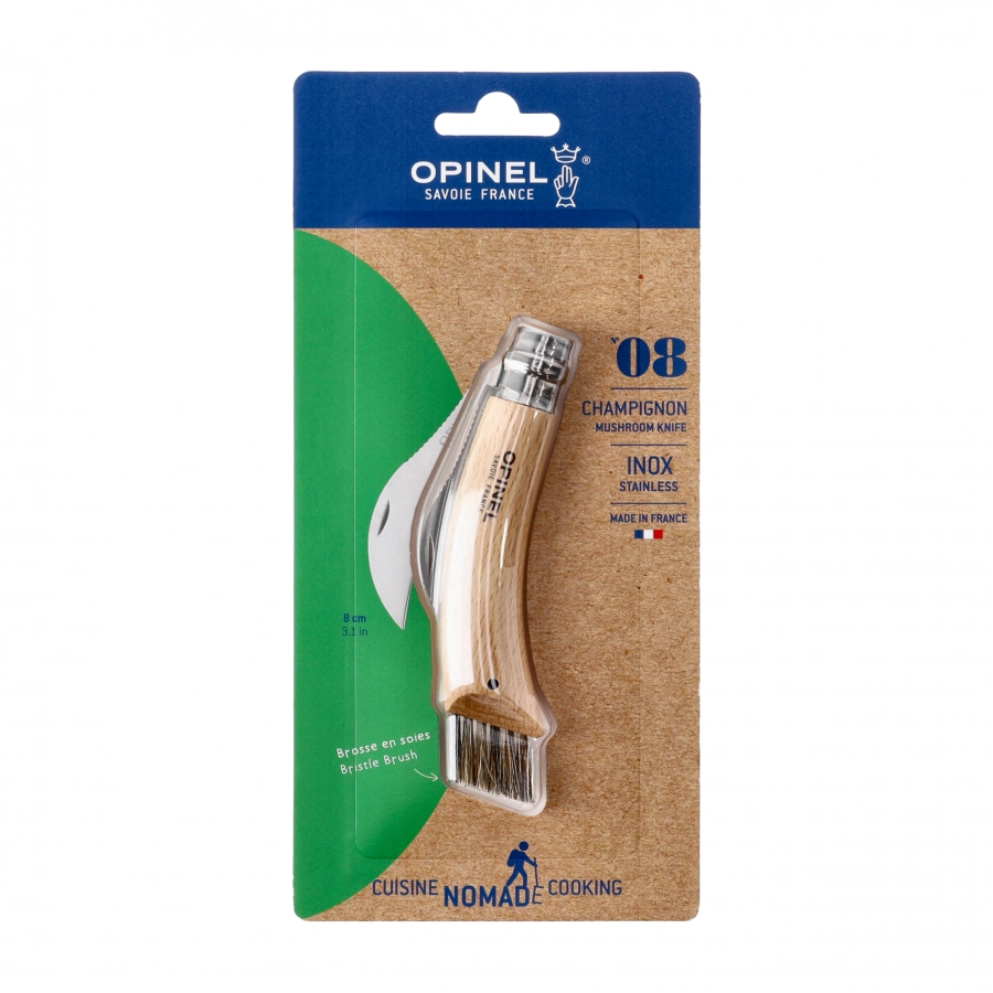 Opinel 8 mushroom knife in blister 3/6