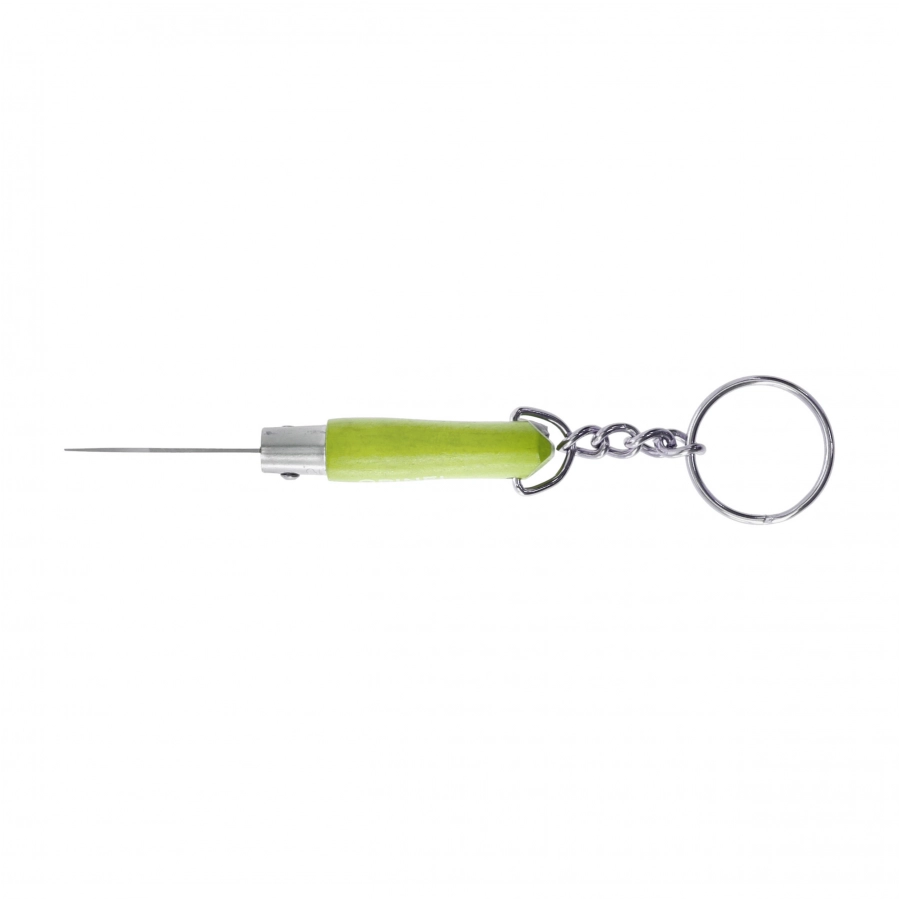 Opinel Colorama 02 inox grab light green keychain knife 3/5