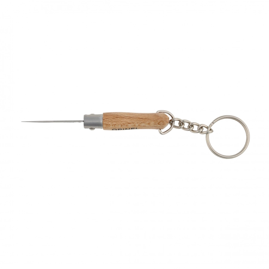 Opinel Colorama 02 inox natural keychain knife 3/5