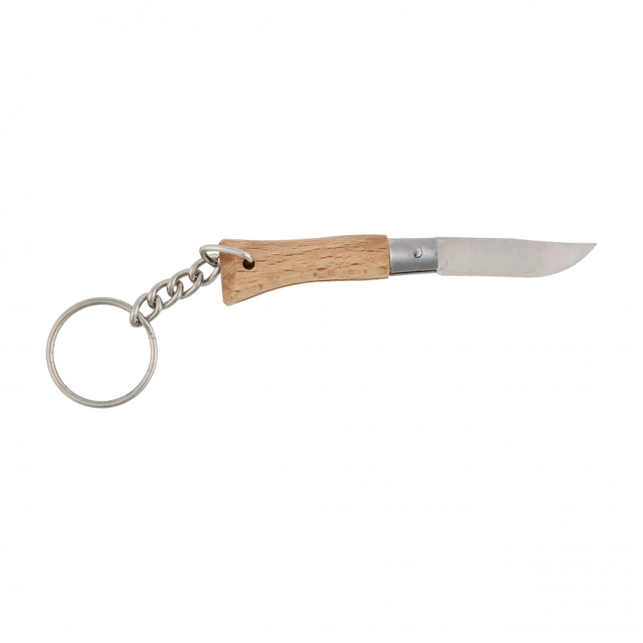 Opinel Colorama 02 inox natural keychain knife 2/5