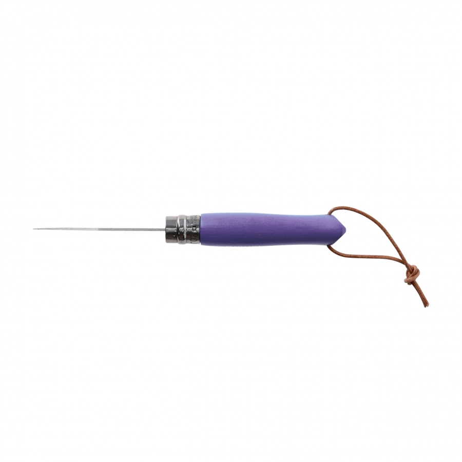 Opinel Colorama 06 inox purple knife with thong 3/5
