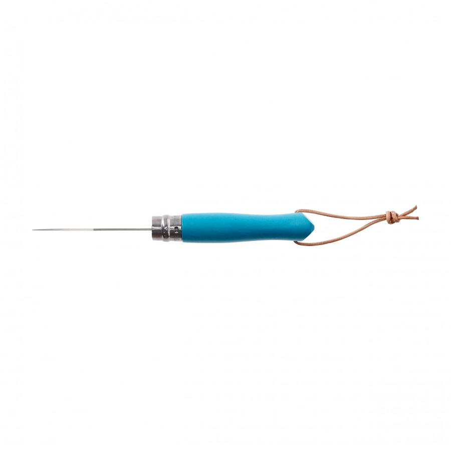 Opinel Colorama 06 inox turquoise knife with thong 3/5