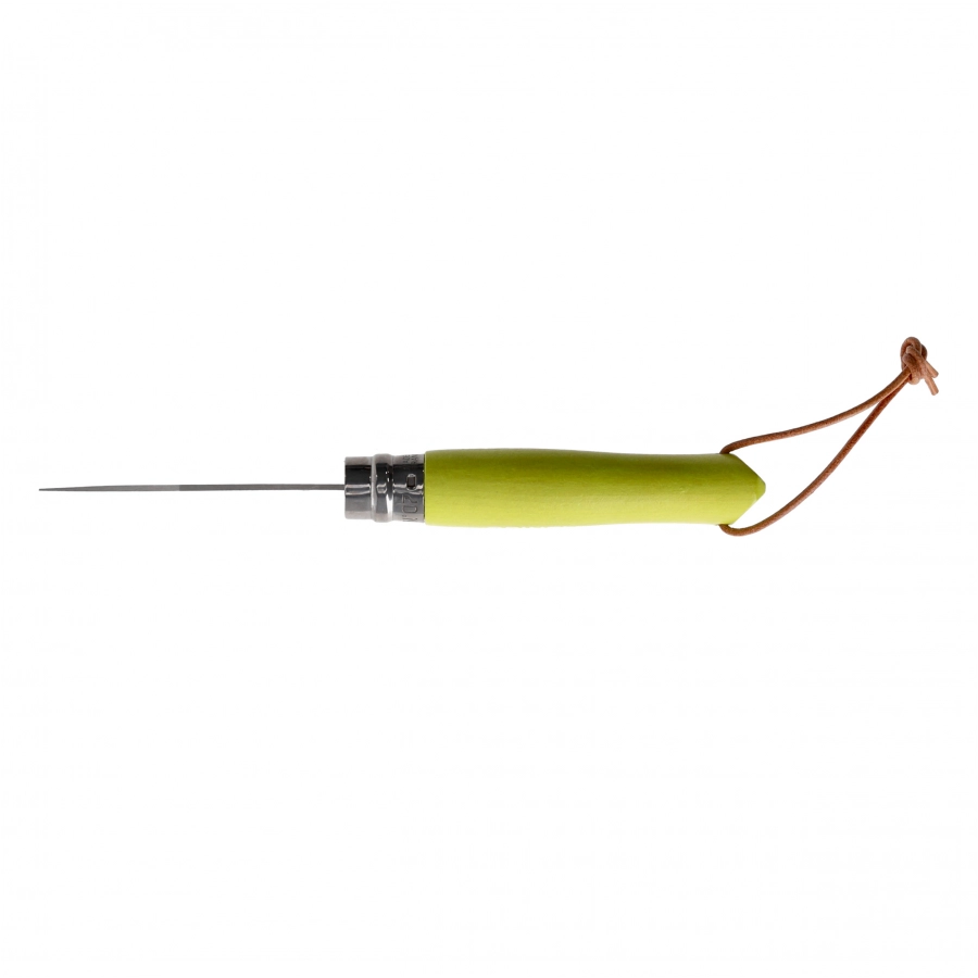 Opinel Colorama 07 inox j.green knife with thong 4/5