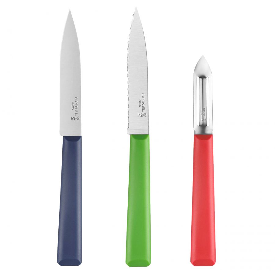Opinel Essentials Trio kitchen knife set 1/5