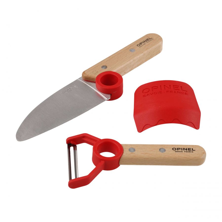 Opinel kitchen set for children red 3/3