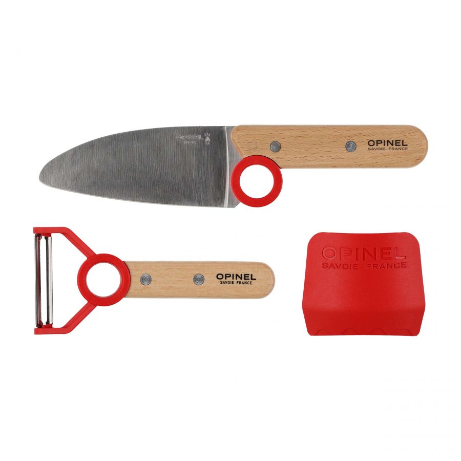 Opinel kitchen set for children red 1/3