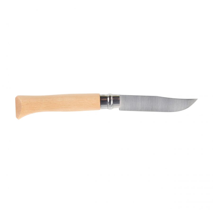 Opinel knife 12 inox beech 2/5