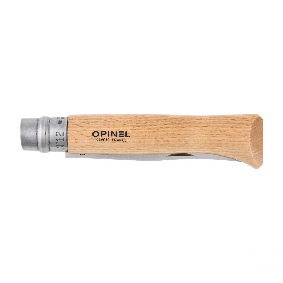 Opinel knife 12 inox beech 4/5