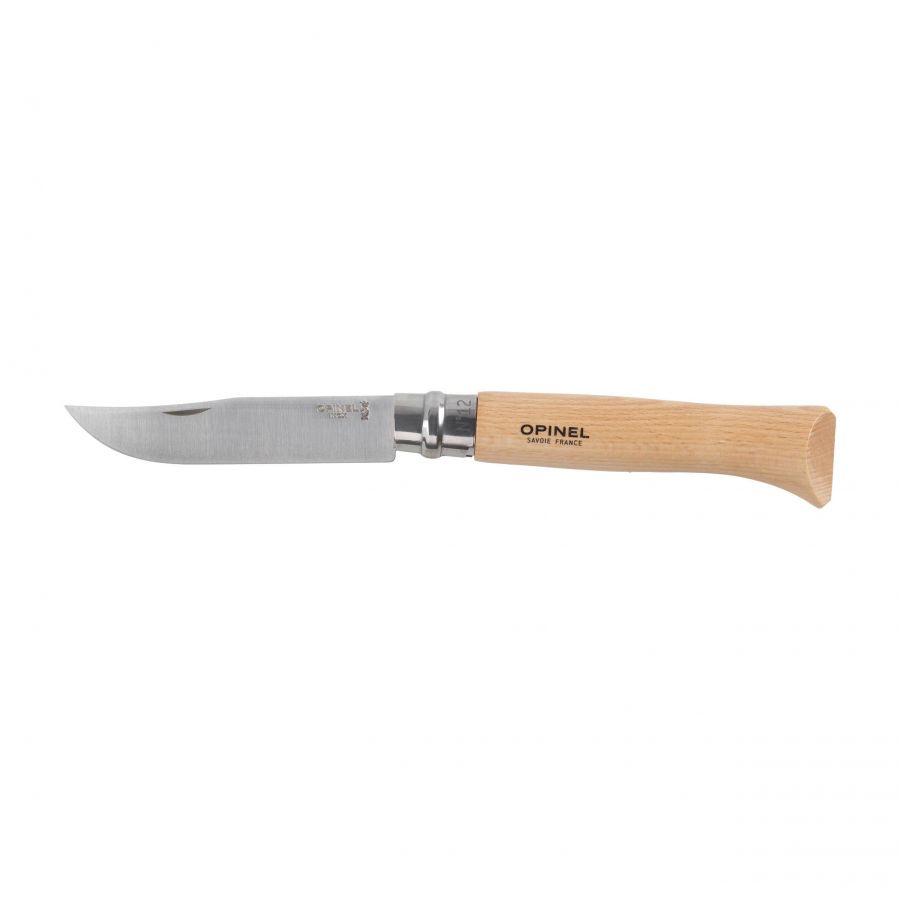 Opinel knife 12 inox beech 1/5