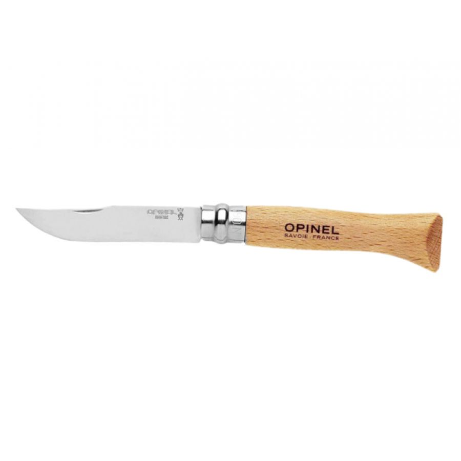 Opinel knife 12 inox beech 1/2