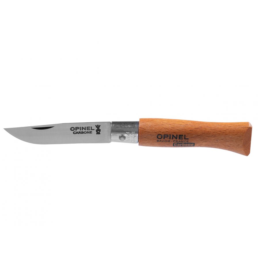 Opinel knife 4 carbon beech 1/3