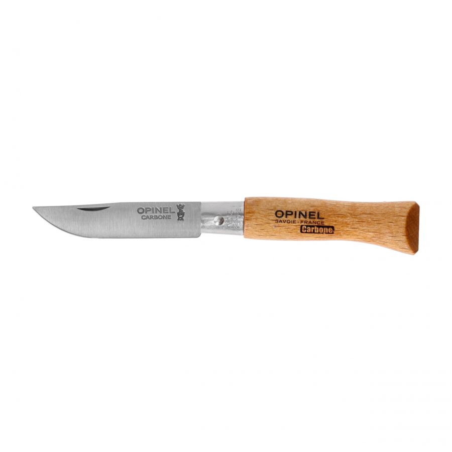 Opinel knife 4 carbon beech 1/6