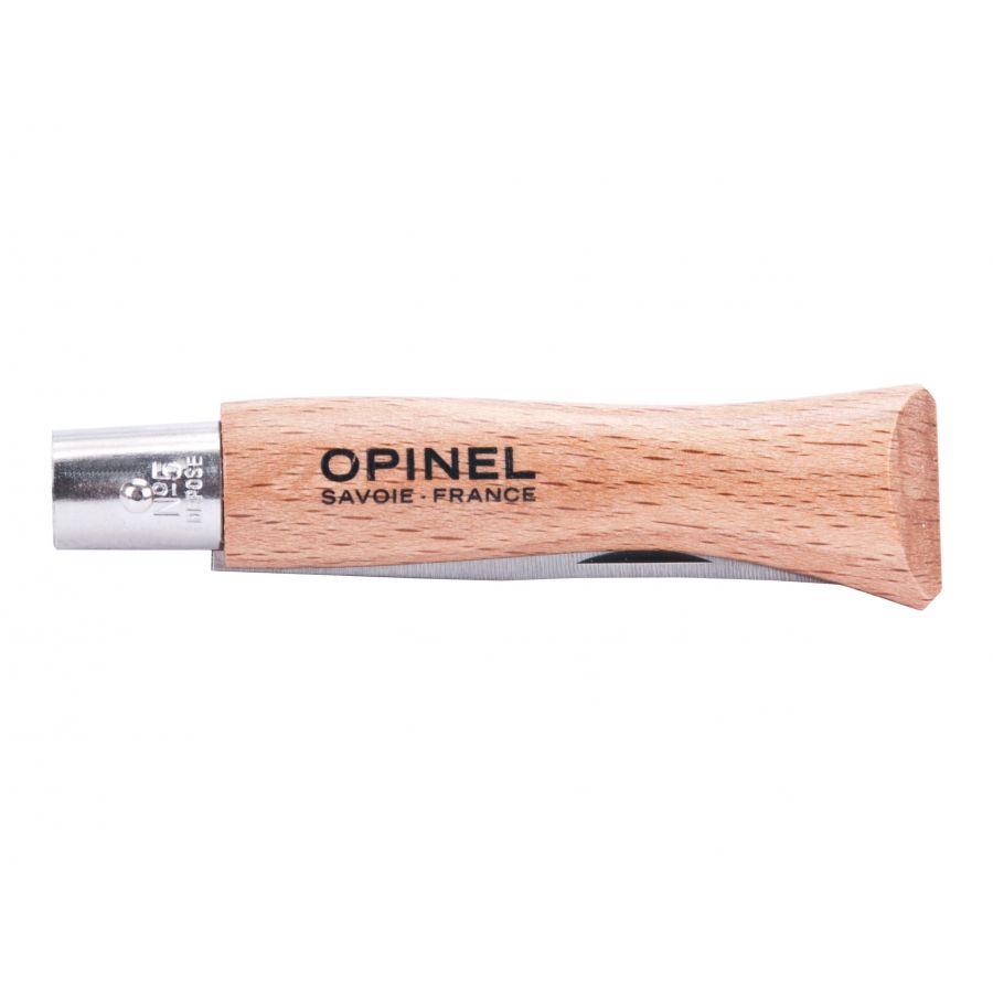 Opinel knife 5 inox beech 2/5
