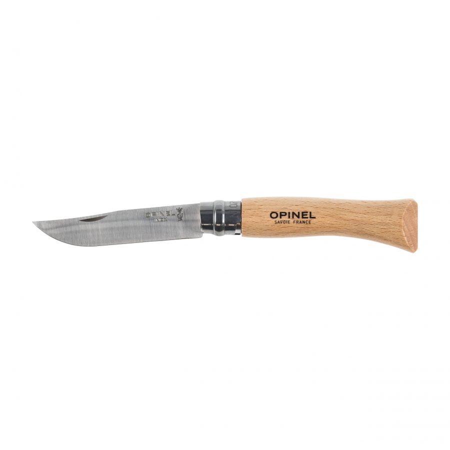 Opinel knife 7 inox beech 1/5