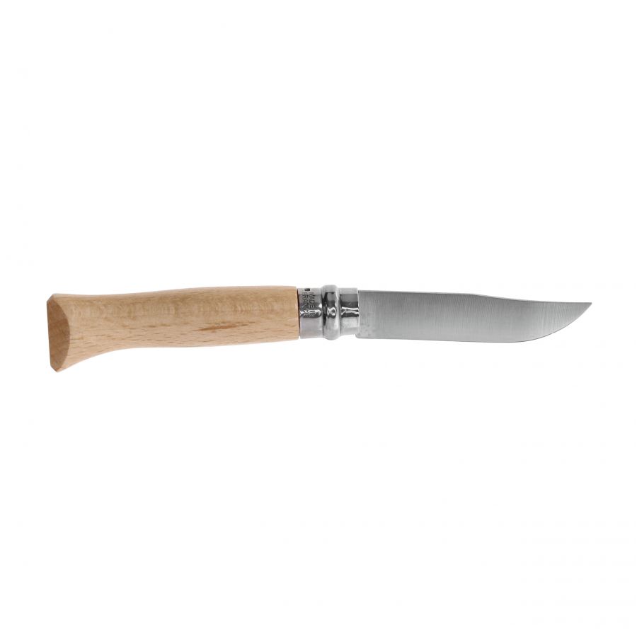 Opinel knife 8 inox beech 2/5