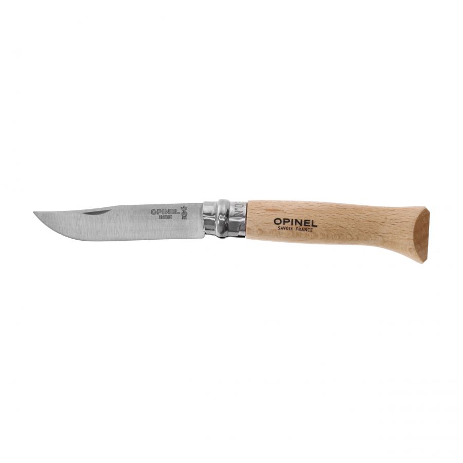 Opinel knife 8 inox beech 1/5